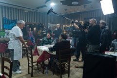 filming Limonina Varsavia