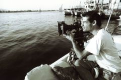 filming on  Nile river 