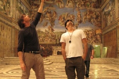 filming the SISTINE CHAPPEL